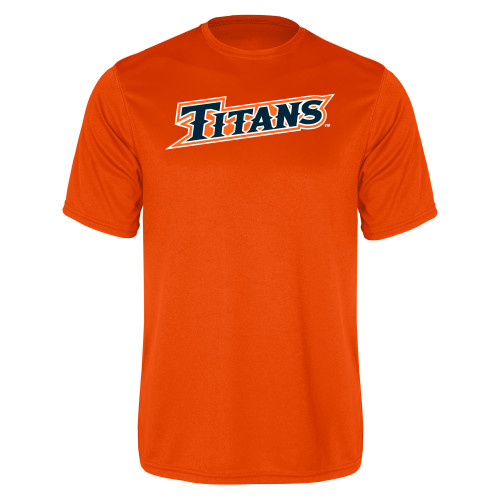  Orange Performance Tee - CSUF Titans Athletic Mark
