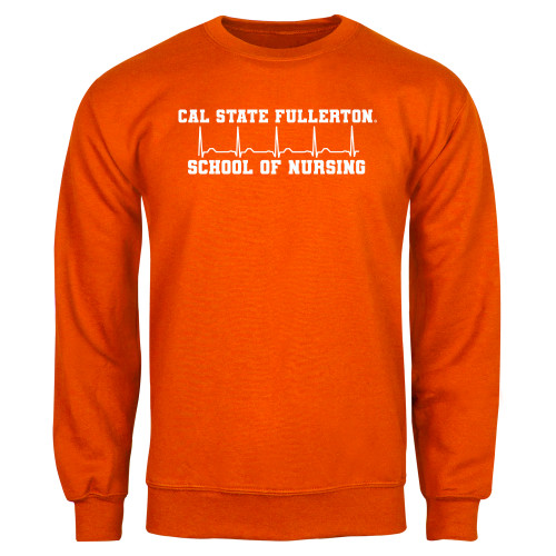  Orange Fleece Crew - CSF School of Nursing Heartbeat