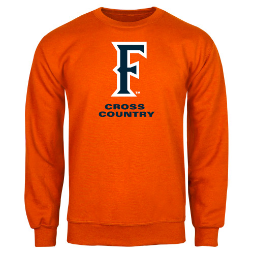  Orange Fleece Crew - CSUF Cross Country
