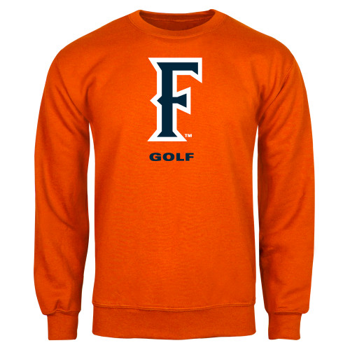  Orange Fleece Crew - CSUF Golf
