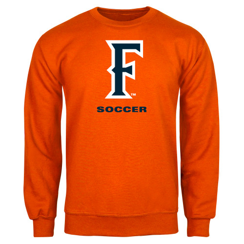  Orange Fleece Crew - CSUF Soccer