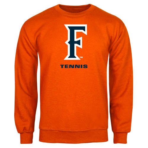  Orange Fleece Crew - CSUF Tennis