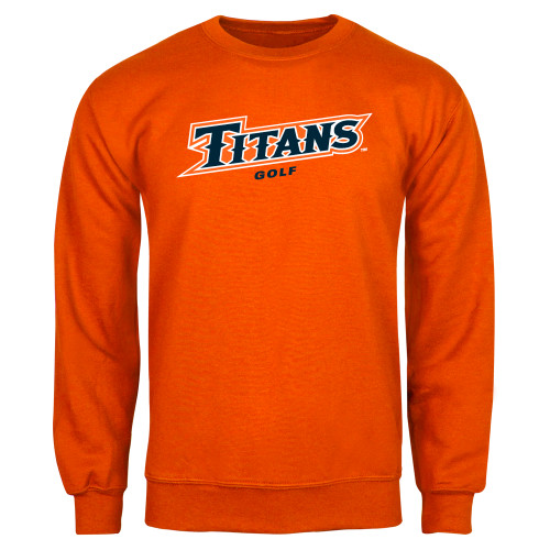 Orange Fleece Crew - Titans Golf