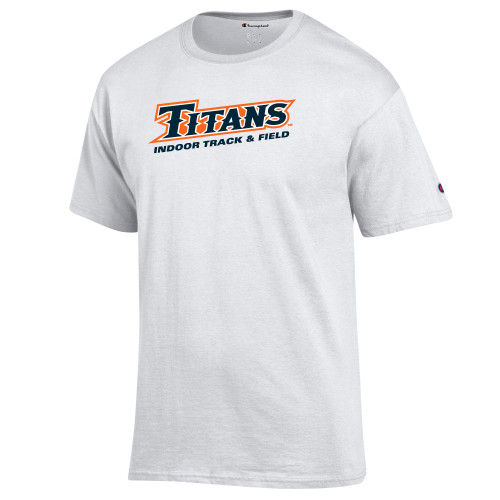 Men's Champion Navy Cal State Fullerton Titans Primary Jersey T-Shirt