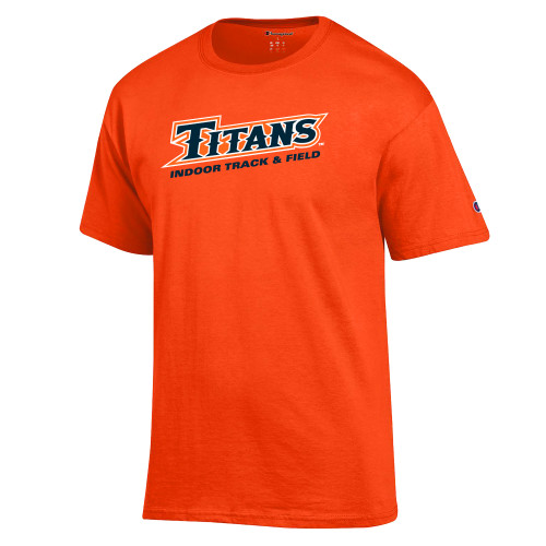  Champion Orange T Shirt - Titans Track and Field Indoor