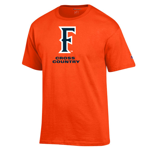  Champion Orange T Shirt - CSUF Cross Country