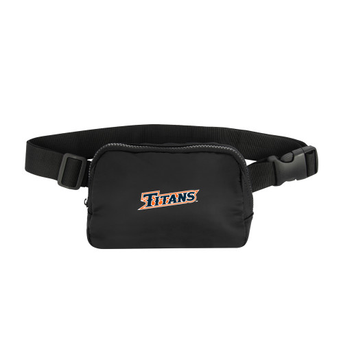  Anywhere Black Belt Bag - CSUF Athletic Mark