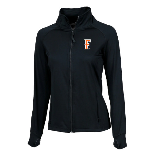  Boxercraft Womens Black Studio Jacket - CSUF Athletic Mark