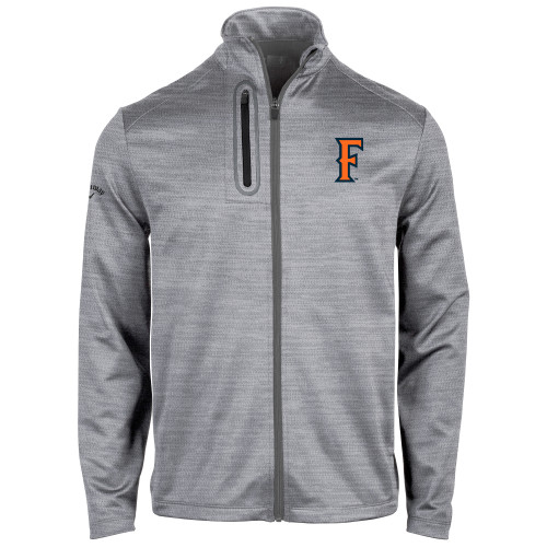 Cal State Fullerton Callaway Heather Grey Stretch Performance Jacket