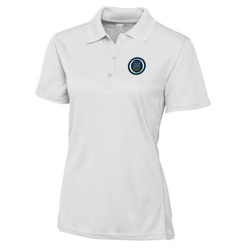  C&B Womens White Clique Ice Pique Polo - OSHER Lifelong Learning Institute CSUF