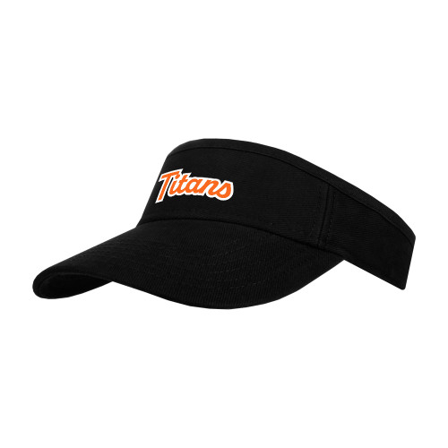  Black Visor - Titans Arched Script