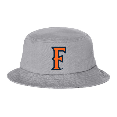  Sportsman Grey Bucket Hat - CSUF Athletic Mark