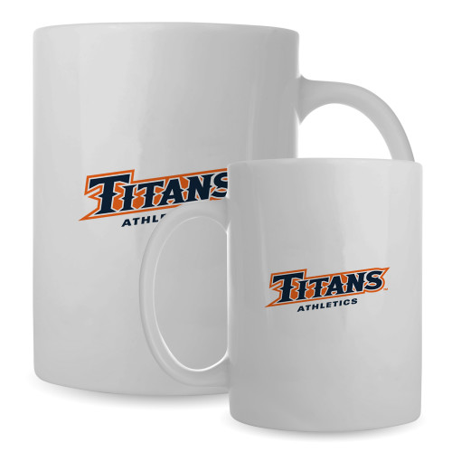  Full Color White Mug 15oz - Titans Athletics