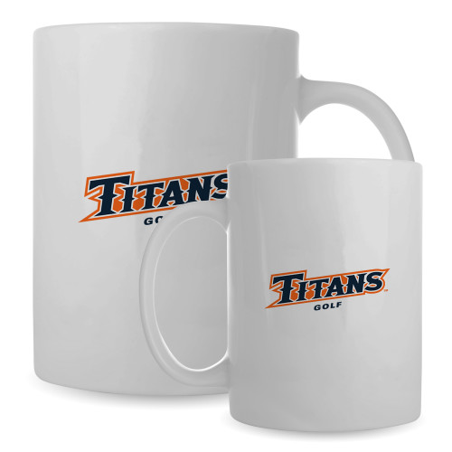 Full Color White Mug 15oz - Titans Golf