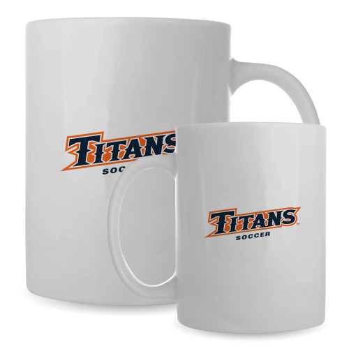  Full Color White Mug 15oz - Titans Soccer
