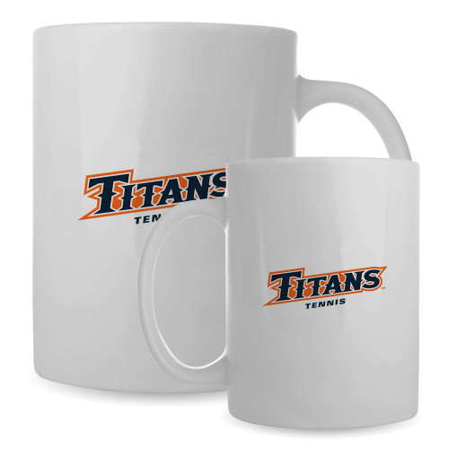  Full Color White Mug 15oz - Titans Tennis