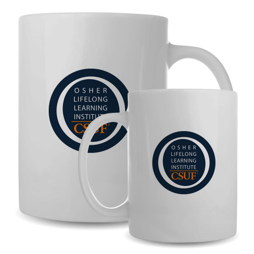  Full Color White Mug 15oz - OSHER Lifelong Learning Institute CSUF