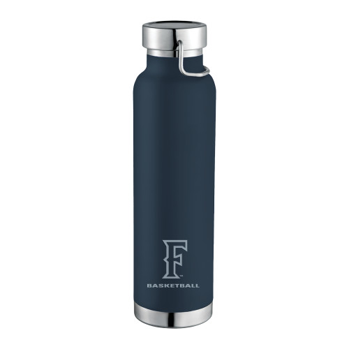  Thor Copper Vacuum Insulated Navy Bottle 22oz - CSUF Basketball Engraved
