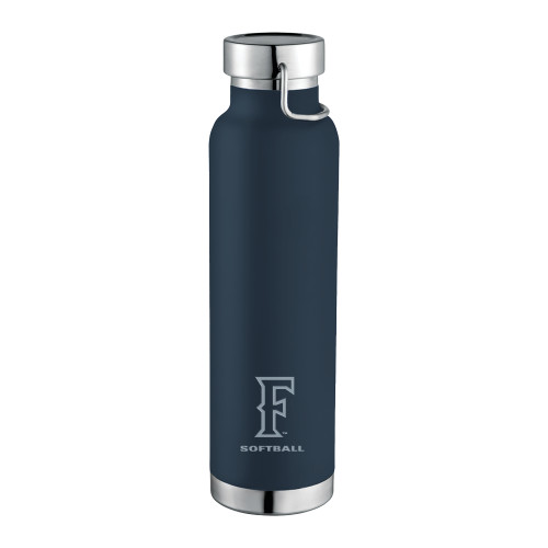  Thor Copper Vacuum Insulated Navy Bottle 22oz - CSUF Softball Engraved