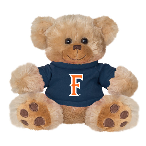  Plush Big Paw 8 1/2 inch Brown Bear w/Navy Shirt - CSUF Athletic Mark