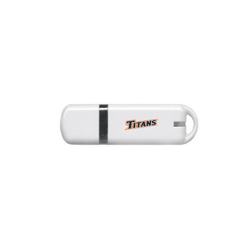  USB White Pen Drive 4G - CSUF Titans Athletic Mark
