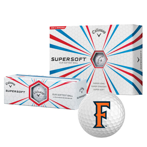  Callaway Supersoft Golf Balls 12/pkg - CSUF Athletic Mark
