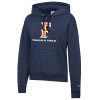 Thumbnail image for  Champion Womens Navy Powerblend Pullover Hood