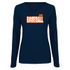 Thumbnail image for  Womens Navy Long Sleeve V Neck Tee 