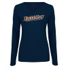 Thumbnail image for  Womens Navy Long Sleeve V Neck Tee 