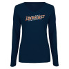 Thumbnail image for  Womens Navy Long Sleeve V Neck Tee 