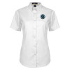 Thumbnail image for  Womens White Twill Button Up Short Sleeve