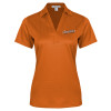 Thumbnail image for  Womens Orange Performance Fine Jacquard Polo