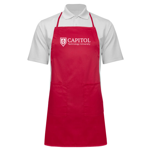  Full Length Red Apron - Primary Mark