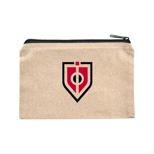  8oz. Natural Cotton Travel Pouch - Shield