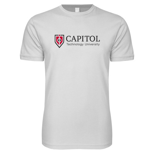  Next Level White SoftStyle T Shirt - Primary Mark