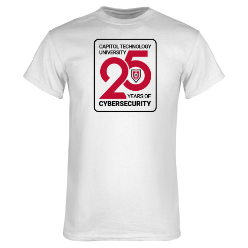  White T Shirt - CTU - 25 Years of Cybersecurity