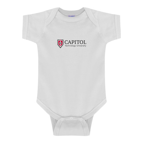  White Infant Onesie - Primary Mark