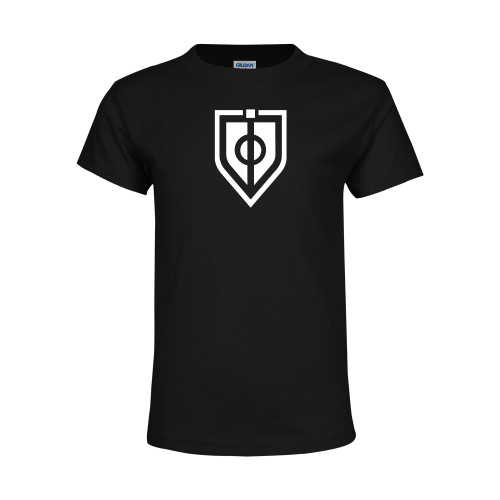  Youth Black T Shirt - Shield