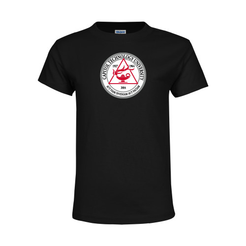  Youth Black T Shirt - University Seal