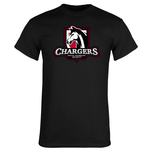  Black T Shirt - Capitol Tech Chargers