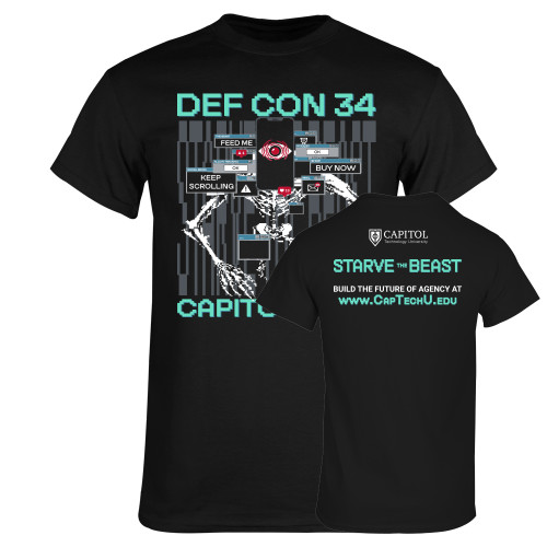  Black T Shirt - DEF CON 34