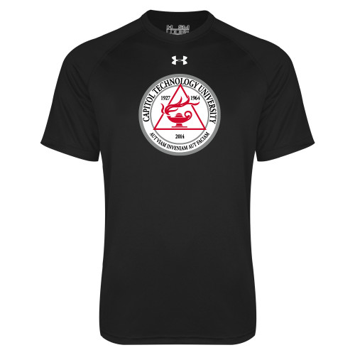  Under Armour Black Tech Tee - University Seal