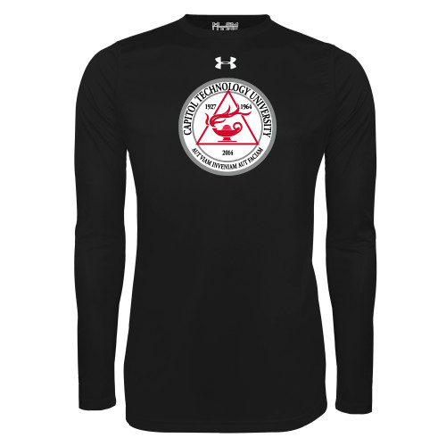  Under Armour Black Long Sleeve Tech Tee - University Seal