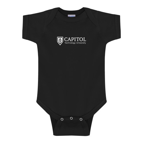  Black Infant Onesie - Primary Mark