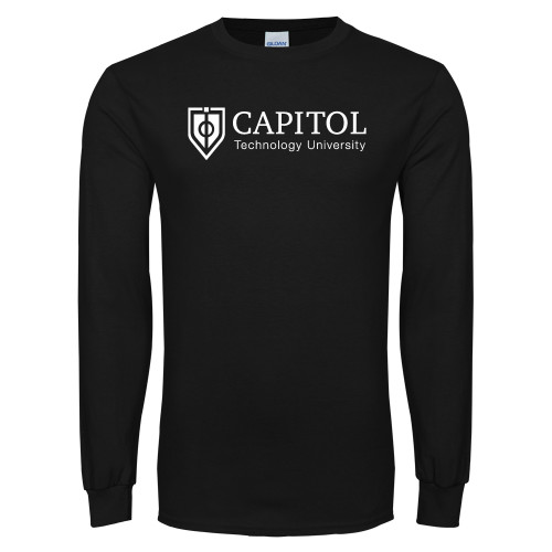  Black Long Sleeve T Shirt - Primary Mark