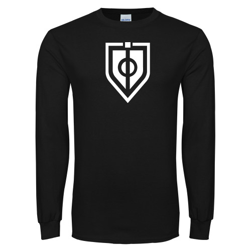  Black Long Sleeve T Shirt - Shield