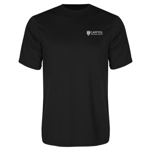  Black Performance Tee - Primary Mark
