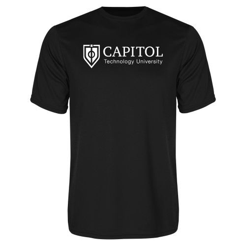  Black Performance Tee - Primary Mark