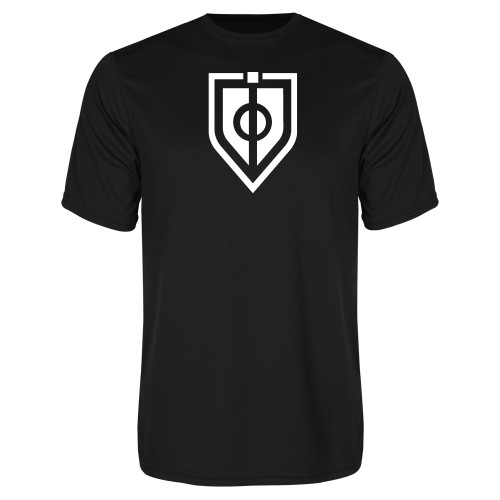  Black Performance Tee - Shield