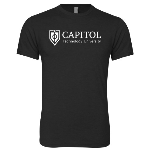  Next Level Black Triblend Tee - Primary Mark